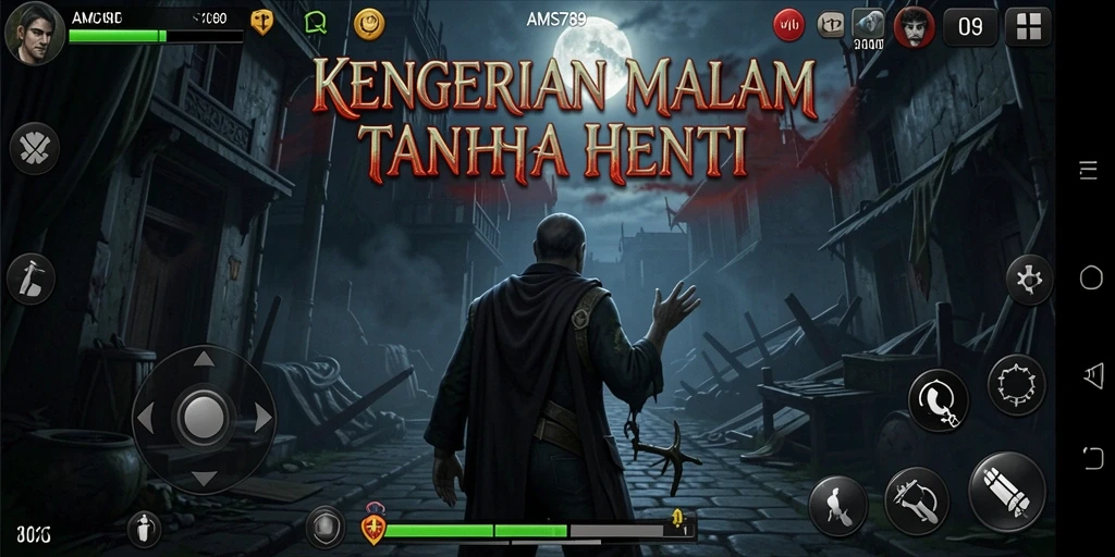 Screenshot dari gameplay <strong>AMS789</strong> menunjukkan suasana mencekam dan tantangan menyeramkan.