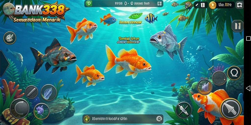 Tampilan gameplay menarik dalam BANK338 Tembak Ikan.