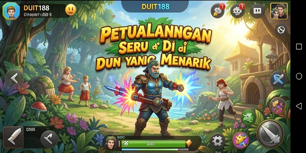 Tampilkan gameplay seru dan menantang dalam petualangan DUIT188.