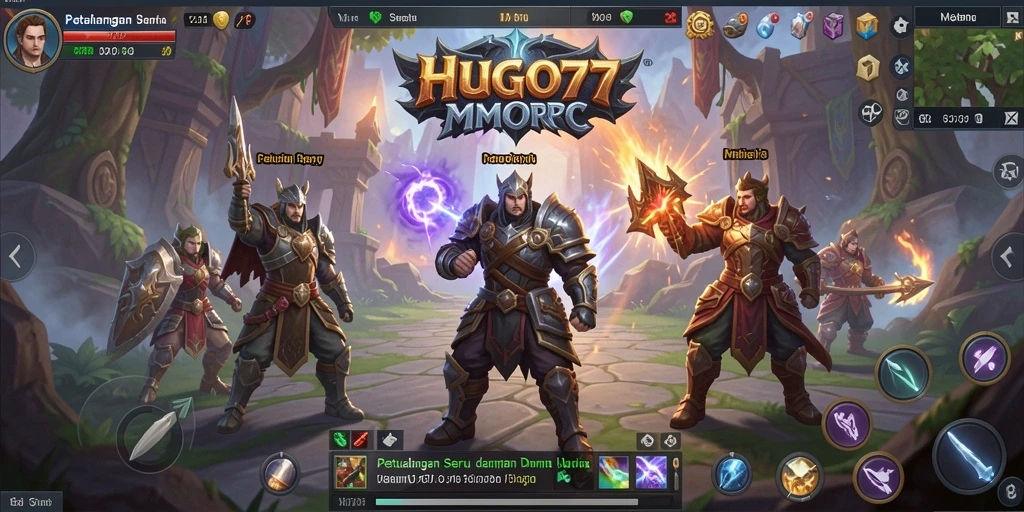 Tampilan gameplay HUGO77 yang memukau dengan aksi petualangan seru.