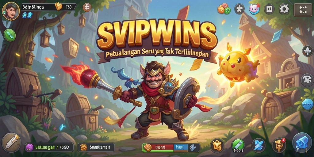 Tampilan menakjubkan dari gameplay SVIPWINS yang penuh aksi.